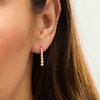 Thumbnail Image 2 of 1/4 CT. T.W. Diamond Stick Drop Earrings in 10K Gold