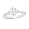 Vera Wang Love Collection 1-1/3 CT. T.W. Certified Diamond Engagement Ring in 14K White Gold (I/SI2)