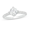 Thumbnail Image 1 of Vera Wang Love Collection 1-1/3 CT. T.W. Certified Diamond Engagement Ring in 14K White Gold (I/SI2)