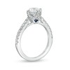 Thumbnail Image 3 of Vera Wang Love Collection 1-1/3 CT. T.W. Certified Diamond Engagement Ring in 14K White Gold (I/SI2)