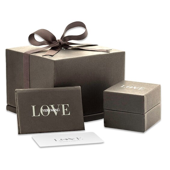 Vera Wang Love Collection 1-1/3 CT. T.w. Certified Diamond Engagement Ring in 14K White Gold (I/Si2)