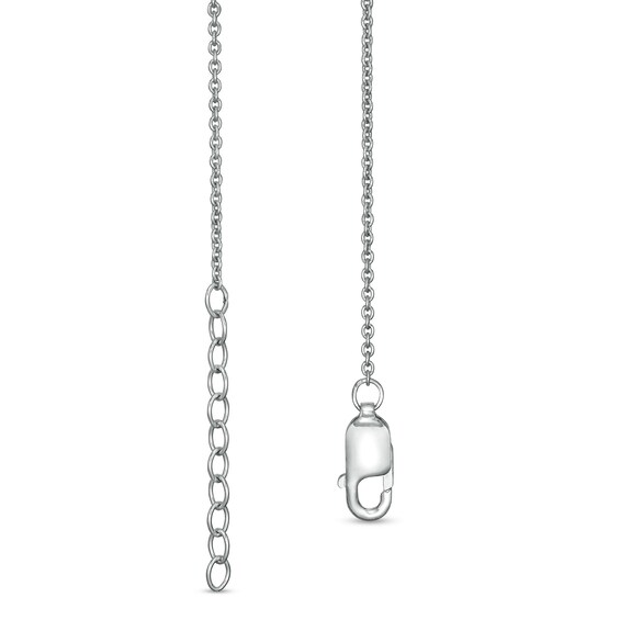 1/20 CT. T.w. Diamond Mom and Hearts Anklet in Sterling Silver - 9.0"