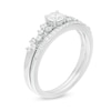 Thumbnail Image 3 of 1/2 CT. T.W. Diamond Scatter Bridal Set in 10K White Gold
