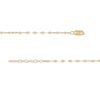 Thumbnail Image 3 of 1/10 CT. T.W. Diamond Chevron Necklace in 10K Two-Tone Gold