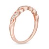 Thumbnail Image 3 of 1/8 CT. T.W. Baguette Diamond Cascading Vintage-Style Stackable Anniversary Band in 10K Rose Gold