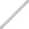Thumbnail Image 1 of 1 CT. T.W. Diamond Square Tennis Bracelet in 10K White Gold
