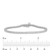 Thumbnail Image 4 of 1 CT. T.W. Diamond Square Tennis Bracelet in 10K White Gold