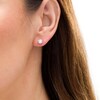 Thumbnail Image 1 of 3/4 CT. T.W. Diamond Solitaire Stud Earrings in 10K White Gold