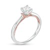 Thumbnail Image 2 of 5/8 CT. T.W. Diamond Engagement Ring in 14K Two-Tone Gold (I/I2)