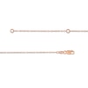 Thumbnail Image 3 of 1/4 CT. T.W. Composite Diamond Flower Frame Pendant in 10K Rose Gold