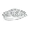 Thumbnail Image 1 of 1 CT. T.W. Diamond Graduated Bypass Ring in 10K White Gold
