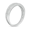 5/8 CT. T.W. Certified Princess-Cut and Round Diamond Multi-Row Band in 14K White Gold (I/SI2)
