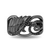 Thumbnail Image 4 of Enchanted Disney Villains Maleficent 1/6 CT. T.W. Diamond Thorns and Wing Ring in Sterling Silver with Black Rhodium