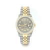 Thumbnail Image 1 of Previously Owned - Men's Rolex Datejust 1 CT. T.W. Diamond Two-Tone 18K Gold Watch with Silver-Tone Dial