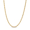 Thumbnail Image 1 of 3.0mm Glitter Rope Chain Necklace in Solid 14K Gold - 22"