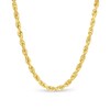 Thumbnail Image 1 of 4.4mm Glitter Rope Chain Necklace in Solid 14K Gold - 24"
