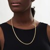 Thumbnail Image 2 of 4.4mm Glitter Rope Chain Necklace in Solid 14K Gold - 24"
