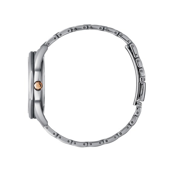 Men's Citizen Eco-Drive® Corso Diamond Accent Two-Tone Watch with Black Dial (Model: BM7496-56G) Men's Citizen Eco-Drive® Corso Diamond Accent Two-Tone Watch with Black Dial (Model: BM7496-56G)