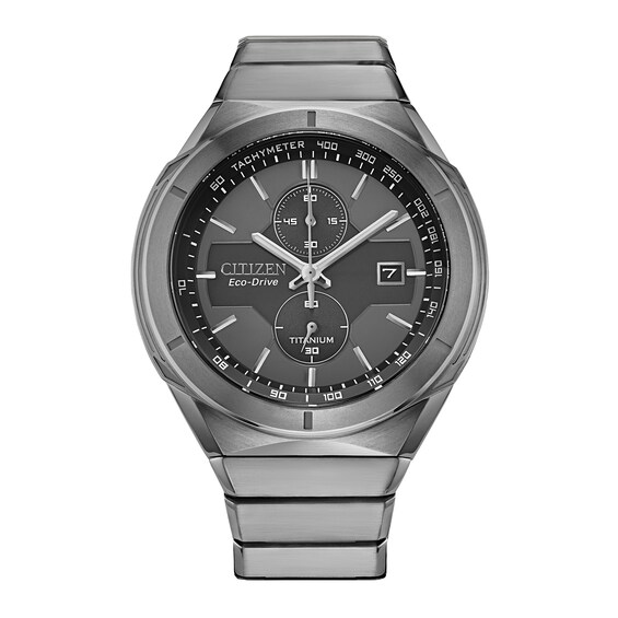 Men's Citizen Eco-Drive® Super Titanium™ Armour Chronograph Watch with Grey Dial (Model: CA7050-57H) Men's Citizen Eco-Drive® Super Titanium™ Armour Chronograph Watch with Grey Dial (Model: CA7050-57H)