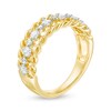 Thumbnail Image 2 of 3/8 CT. T.W. Diamond Rope Edge Anniversary Band in 10K Gold