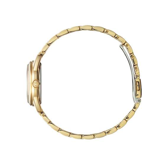 Ladies' Citizen Eco-Drive® Gold-Tone Watch with Silver-Tone Dial (Model: EM0682-74A) Ladies' Citizen Eco-Drive® Gold-Tone Watch with Silver-Tone Dial (Model: EM0682-74A)