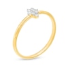 Thumbnail Image 2 of 1/15 CT. T.W. Composite Marquise Diamond Promise Ring in 10K Gold