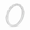 Thumbnail Image 3 of 1/4 CT. T.W. Baguette and Round Diamond Alternating Band in 14K White Gold