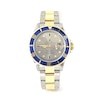 Thumbnail Image 1 of Previously Owned - Men's Rolex Submariner 1/15 CT. T.W. Diamond Two-Tone 18K Gold Watch with Silver-Tone Serti Dial