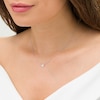 Thumbnail Image 2 of Marilyn Monroe™ Collection 1/5 CT. Solitaire Necklace in 10K White Gold