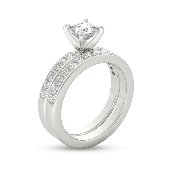 1-3/4 CT. T.W. Princess-Cut Diamond Bridal Set in Platinum 1-3/4 CT. T.W. Princess-Cut Diamond Bridal Set in Platinum