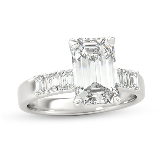 1-3/4 CT. T.w. Emerald-Cut Diamond Seven Stone Engagement Ring in Platinum