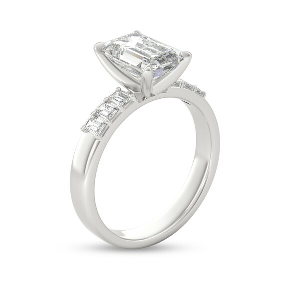 1-3/4 CT. T.w. Emerald-Cut Diamond Seven Stone Engagement Ring in Platinum