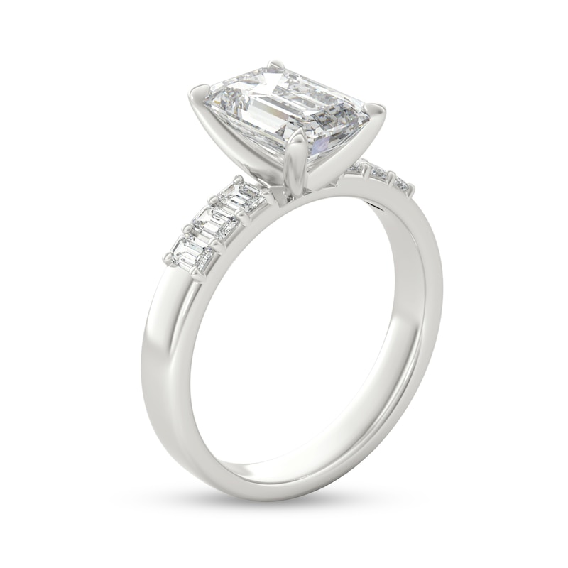 1-3/4 CT. T.W. Emerald-Cut Diamond Seven Stone Engagement Ring in Platinum