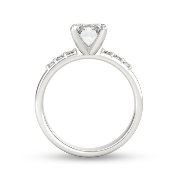 1-3/4 CT. T.w. Emerald-Cut Diamond Seven Stone Engagement Ring in Platinum