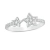 Thumbnail Image 1 of Marilyn Monroe™ Collection 1/5 CT. T.W. Diamond Star Ring in Sterling Silver