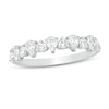 Thumbnail Image 1 of 3/4 CT. T.W. Pear-Shaped and Round Diamond Alternating Band in 14K White Gold