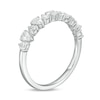 Thumbnail Image 2 of 3/4 CT. T.W. Pear-Shaped and Round Diamond Alternating Band in 14K White Gold