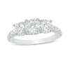 Thumbnail Image 1 of 2 CT. T.W. Diamond Frame Past Present Future® Engagement Ring in 14K White Gold