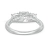 Thumbnail Image 4 of 2 CT. T.W. Diamond Frame Past Present Future® Engagement Ring in 14K White Gold