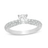 Thumbnail Image 0 of Celebration Ideal 7/8 CT. T.W. Certified Diamond Engagement Ring in 14K White Gold (I/I1)