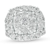Thumbnail Image 1 of 8 CT. T.W. Composite Diamond Cushion Frame Ring in 14K White Gold