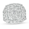 Thumbnail Image 0 of 8 CT. T.W. Composite Diamond Cushion Frame Ring in 14K White Gold