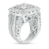 Thumbnail Image 2 of 8 CT. T.W. Composite Diamond Cushion Frame Ring in 14K White Gold
