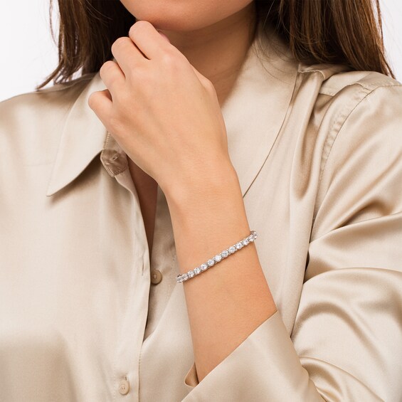 8 CT. T.w. Diamond Tennis Bracelet in 10K White Gold