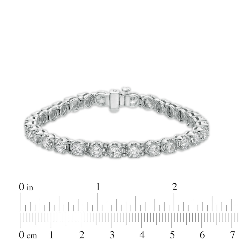 10 CT. T.W. Diamond Tennis Bracelet in 10K White Gold