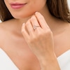Thumbnail Image 3 of Marilyn Monroe™ Collection 1/4 CT. T.W. Diamond "M" Ring in Sterling Silver