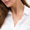 Thumbnail Image 2 of Wonder Woman™ Collection 1/5 CT. T.W. Diamond Flame Pendant in 10K Gold