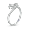 Thumbnail Image 3 of The Kindred Heart Vera Wang Love Collection 1/4 CT. T.W. Diamond Heart Ring in Sterling Silver