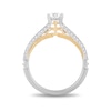 Thumbnail Image 4 of Enchanted Disney Merida 3/4 CT. T.W. Diamond Split Shank Engagement Ring in 14K Two-Tone Gold