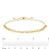 Thumbnail Image 2 of 6.0mm Circle Link Bolo Bracelet in Hollow 10K Gold - 10.5"